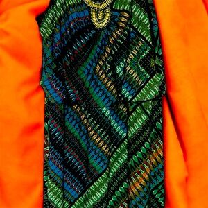 Multi color maxi dress